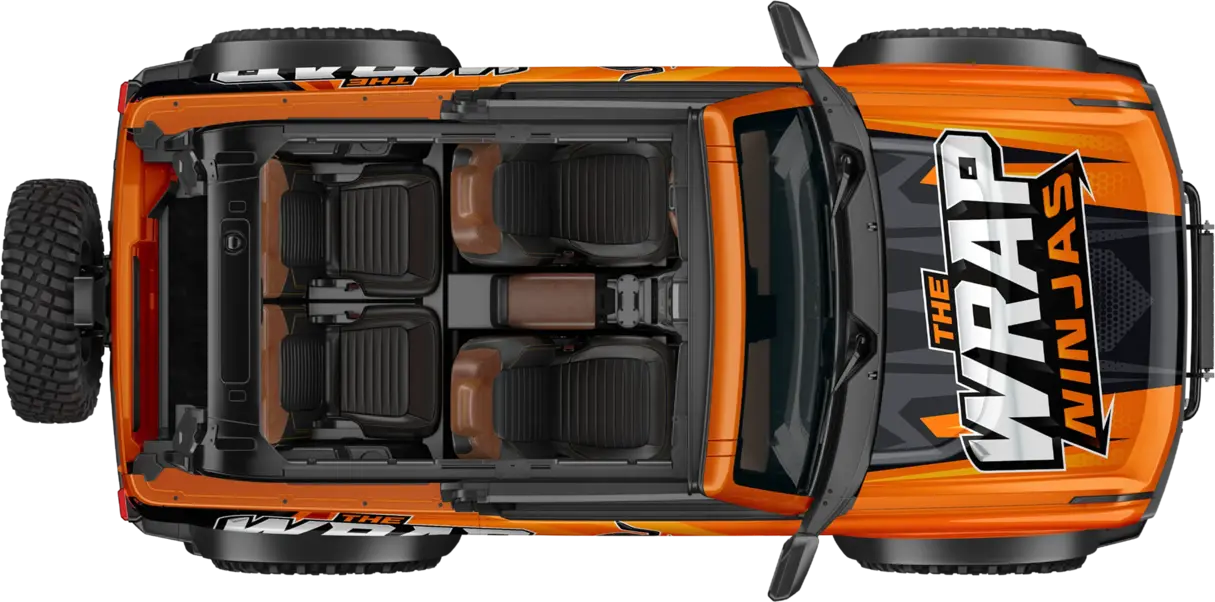 Professional vehicle wrap example showcasing The Wrap Ninjas quality work